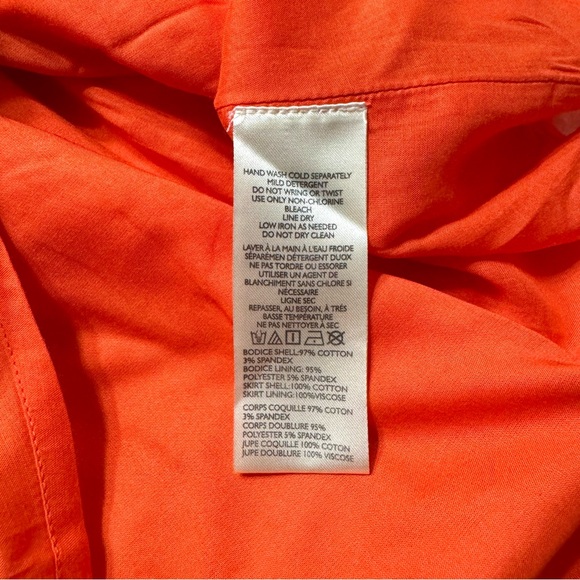 Anthropologie Maeve Vibrant Short sleeve square neck red polka dot mini Dress - Picture 11 of 11